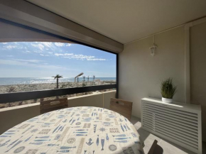 Le Barcarès: T2 moderne climatisé, au bord de mer, 4 pers, parking sécurisé - FR-1-799-4